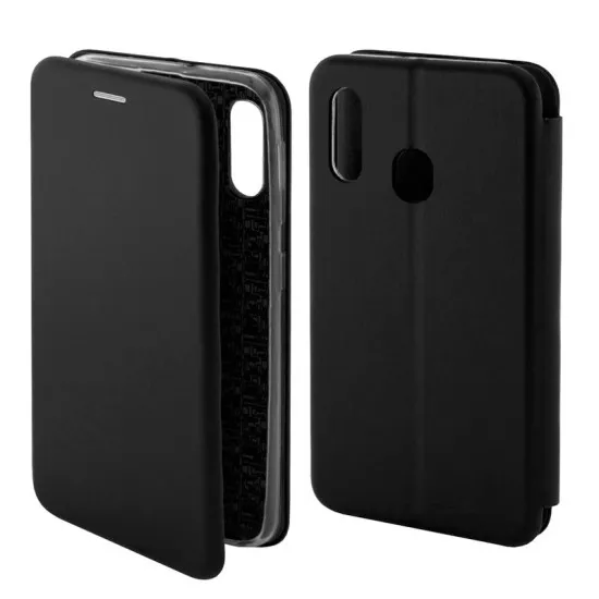 Husa Flip cover magnetic pentru Samsung Galaxy A20e, A202 Negru Husa Flip cover magnetic pentru Samsung Galaxy A20e, A202 Negru