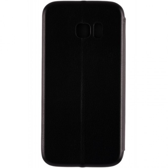 Husa Flip Cover Magnetic Pentru Samsung Galaxy S7 edge, Negru