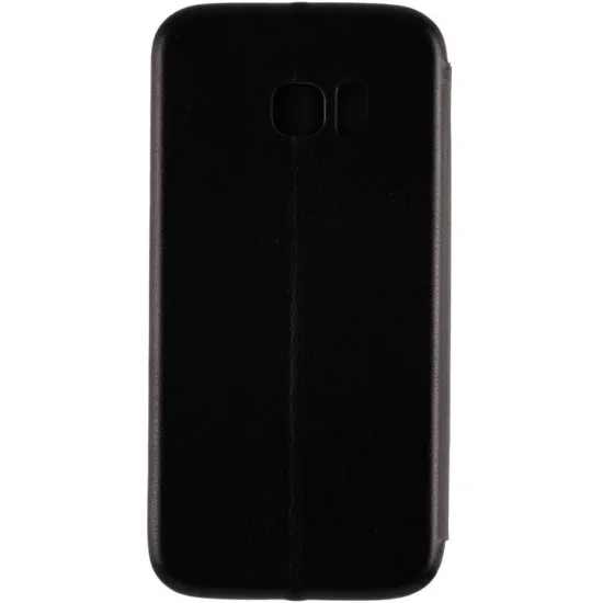 Husa Flip Cover Magnetic Pentru Samsung Galaxy S7 edge, Negru Husa Flip Cover Magnetic Pentru Samsung Galaxy S7 edge, Negru