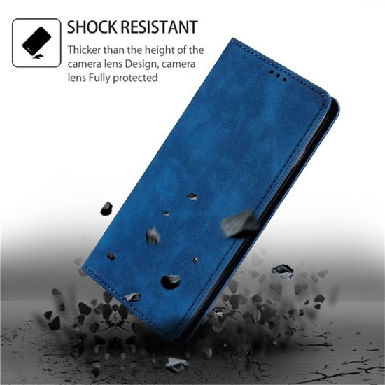 Husa Deluxe compatibila cu Samsung Galaxy A07 – Tip Carte, Piele Ecologica Albastru, Functie Stand si Protectie 360 Husa Deluxe compatibila cu Samsung Galaxy A07 – Tip Carte, Piele Ecologica Albastru, Functie Stand si Protectie 360