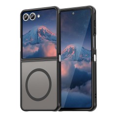 Husa Matte MagSafe pentru Samsung Galaxy Z Flip7 , protectie completa, contur negru