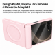 Husa pentru Samsung Galaxy Z Flip8, Magnetica, Textura Piele Ecologica, Roz