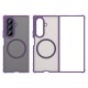 Husa Matte MagSafe pentru Samsung Galaxy Z Fold7, protectie completa, contur mov