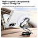 Husa pentru Samsung Galaxy Z Fold 8, Magnetica, Textura Piele Ecologica, Gri
