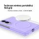 Husa pentru Samsung Galaxy Z Fold 8, Magnetica, Textura Piele Ecologica, Lila