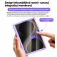 Husa pentru Samsung Galaxy Z Fold 8, Magnetica, Textura Piele Ecologica, Lila