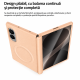 Husa pentru Samsung Galaxy Z Fold 8, Magnetica, Textura Piele Ecologica, Portocaliu Husa pentru Samsung Galaxy Z Fold 8, Magnetica, Textura Piele Ecologica, Portocaliu