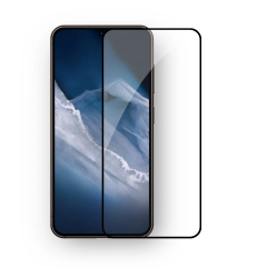 Folie sticla compatibila cu Samsung Galaxy S24 - Contur negru