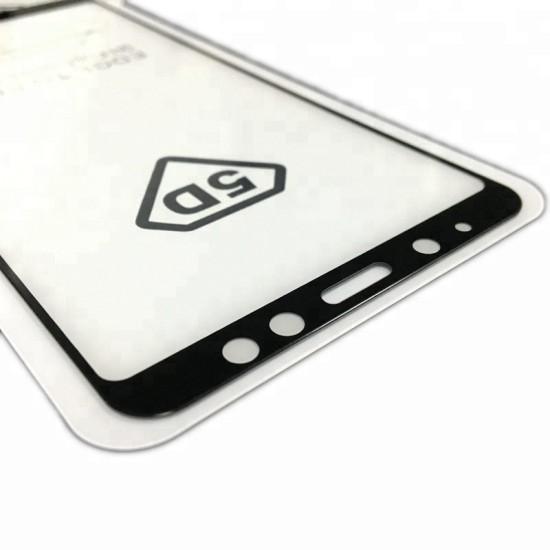 Folie Sticla Full Glue Samsung Galaxy A8 Plus 2018 Full Cover Neagra