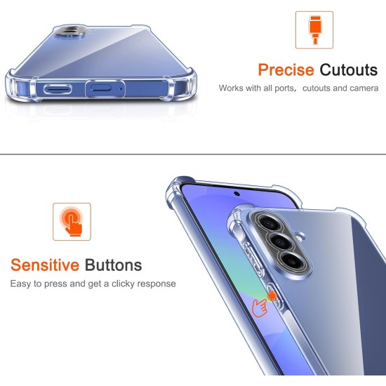 Husa Anti soc, transparenta compatibila cu Samsung Galaxy A57