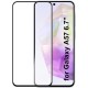 Folie sticla compatibila cu Samsung Galaxy A57 - Contur negru ALC