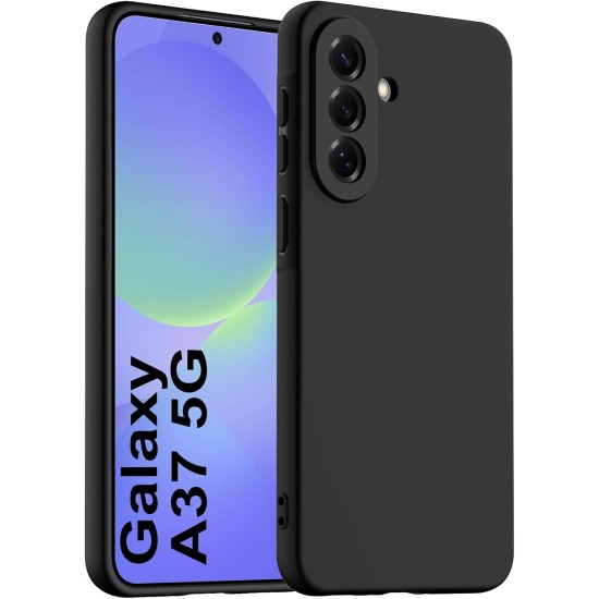 Husa Soft Touch, slim, ALC Mobile, anti soc, compatibila cu Samsung Galaxy A37, Negru Tpu