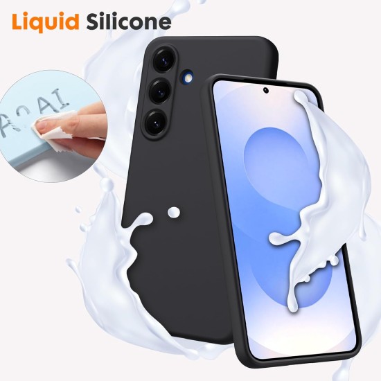 Husa Soft Touch, slim, ALC Mobile, anti soc, compatibila cu Samsung Galaxy A57, Negru Tpu