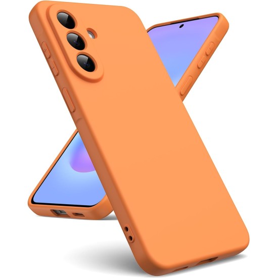 Husa Soft Touch, slim, ALC Mobile, anti soc, compatibila cu Samsung Galaxy A37, Portocaliu Tpu