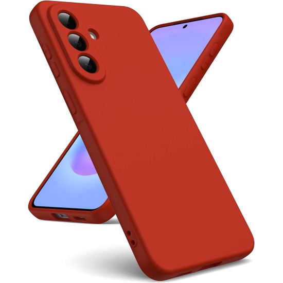 Husa Soft Touch, slim, ALC Mobile, anti soc, compatibila cu Samsung Galaxy A37, Rosu Tpu