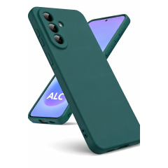 Husa Soft Touch, slim, ALC Mobile, anti soc, compatibila cu Samsung Galaxy A37, Verde Inchis Tpu