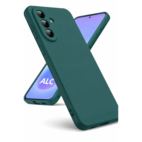 Husa Soft Touch, slim, ALC Mobile, anti soc, compatibila cu Samsung Galaxy A57, Verde Inchis Tpu Husa Soft Touch, slim, ALC Mobile, anti soc, compatibila cu Samsung Galaxy A57, Verde Inchis Tpu