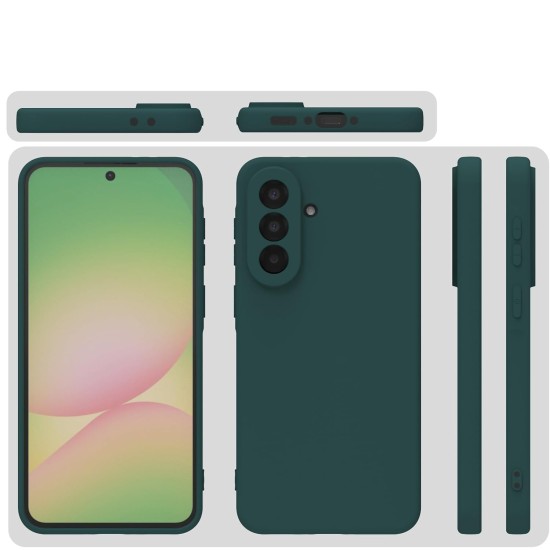 Husa Soft Touch, slim, ALC Mobile, anti soc, compatibila cu Samsung Galaxy A57, Verde Inchis Tpu Husa Soft Touch, slim, ALC Mobile, anti soc, compatibila cu Samsung Galaxy A57, Verde Inchis Tpu