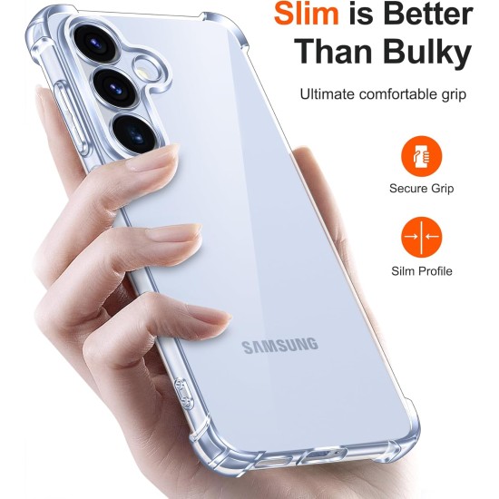 Husa Anti soc, transparenta compatibila cu Samsung Galaxy S26 Plus