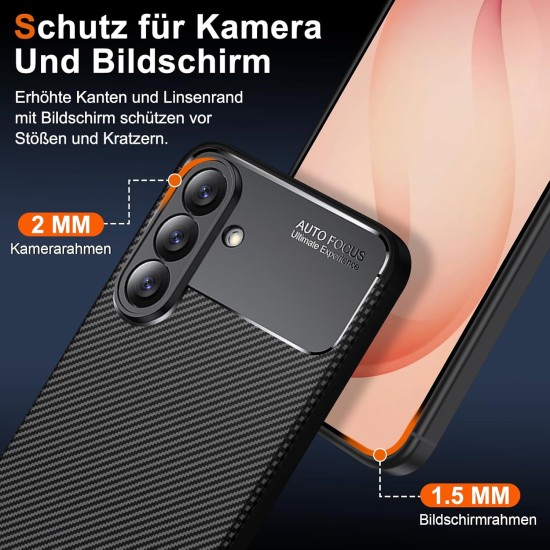 Husa Alc Mobile auto focus carbon compatibila cu Samsung Galaxy S26 Plus Husa Alc Mobile auto focus carbon compatibila cu Samsung Galaxy S26 Plus