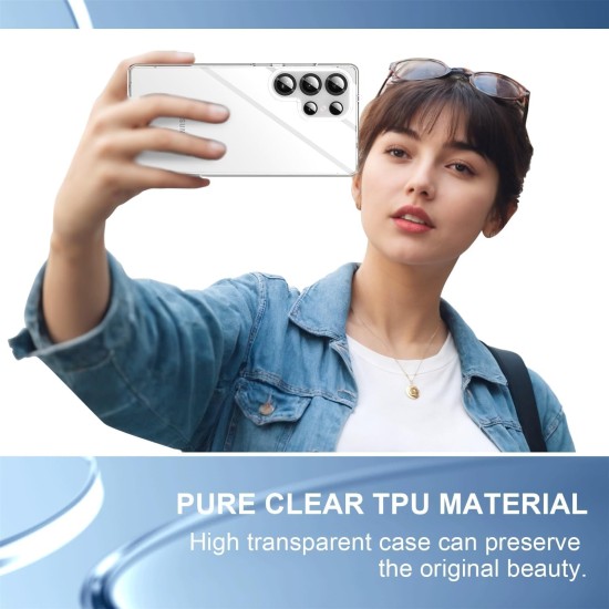 Husa 360 compatibila cu Samsung Galaxy S26 Ultra - V2 Transparent fata si spate Husa 360 compatibila cu Samsung Galaxy S26 Ultra - V2 Transparent fata si spate