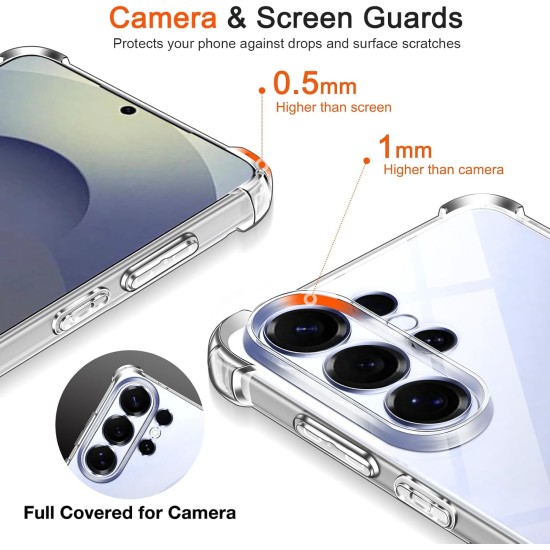 Husa Anti soc, transparenta compatibila cu Samsung Galaxy S26 Ultra Husa Anti soc, transparenta compatibila cu Samsung Galaxy S26 Ultra