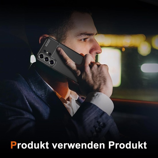 Husa Alc Mobile auto focus carbon compatibila cu Samsung Galaxy S26 Ultra