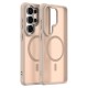 Husa Matte MagSafe pentru Samsung Galaxy S26 Ultra, protectie completa, contur Bej