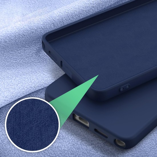 Husa Soft Touch, slim, ALC Mobile, anti soc, compatibila cu Samsung Galaxy S26 Ultra, Albastru Inchis Tpu