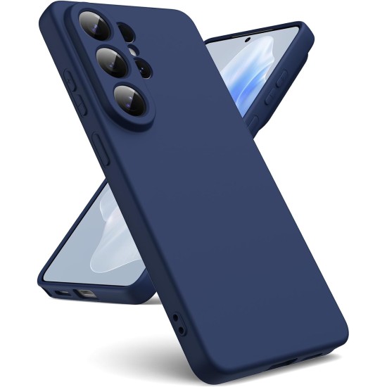 Husa Soft Touch, slim, ALC Mobile, anti soc, compatibila cu Samsung Galaxy S26 Ultra, Albastru Inchis Tpu