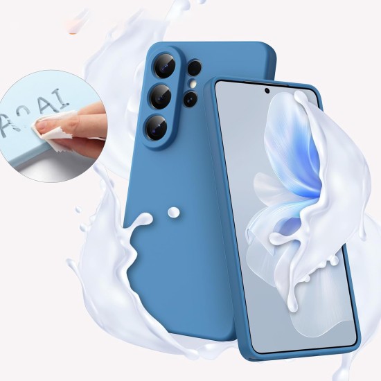 Husa Soft Touch, slim, ALC Mobile, anti soc, compatibila cu Samsung Galaxy S26 Ultra, Albastru Tpu