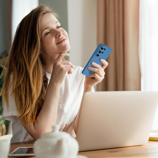 Husa Soft Touch, slim, ALC Mobile, anti soc, compatibila cu Samsung Galaxy S26 Ultra, Albastru Tpu