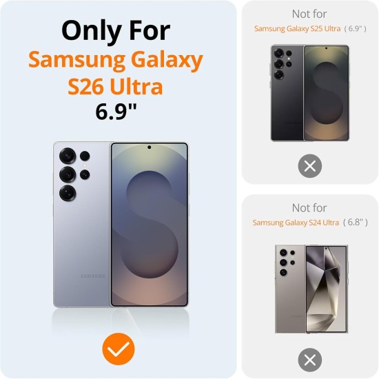 Husa Soft Touch, slim, ALC Mobile, anti soc, compatibila cu Samsung Galaxy S26 Ultra, Lila Tpu