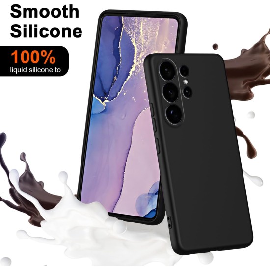 Husa Soft Touch, slim, ALC Mobile, anti soc, compatibila cu Samsung Galaxy S26 Ultra, Negru Tpu