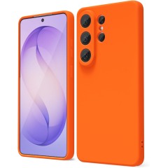 Husa Soft Touch Slim ALC Mobile, TPU, Anti-Soc, Protectie Camera, Compatibila cu Samsung Galaxy S26 Ultra, Portocaliu