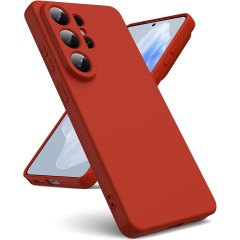 Husa Soft Touch, slim, ALC Mobile, anti soc, compatibila cu Samsung Galaxy S26 Ultra, Rosu Tpu