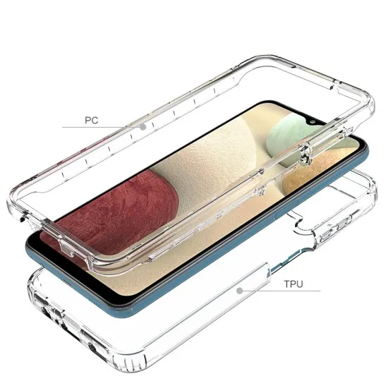 Husa 360 compatibila cu Samsung Galaxy A42 5G, V2 Transparent fata+spate Husa 360 compatibila cu Samsung Galaxy A42 5G, V2 Transparent fata+spate