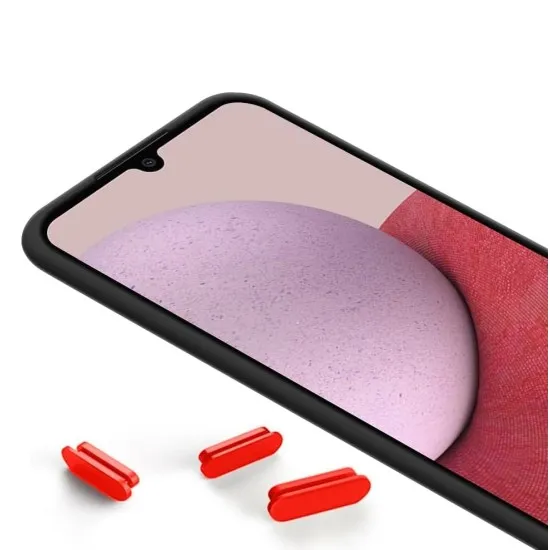 Husa hibrid ALC Samsung Galaxy A05s, husa de protectie rezistenta la zgarieturi, rezistenta la socuri, cadru TPU negru cu capac dur usor transparent pe spate Husa hibrid ALC Samsung Galaxy A05s, husa de protectie rezistenta la zgarieturi, rezistenta la socuri, cadru TPU negru cu capac dur usor transparent pe spate