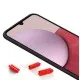 Husa hibrid ALC Samsung Galaxy A05s, husa de protectie rezistenta la zgarieturi, rezistenta la socuri, cadru TPU negru cu capac dur usor transparent pe spate Husa hibrid ALC Samsung Galaxy A05s, husa de protectie rezistenta la zgarieturi, rezistenta la socuri, cadru TPU negru cu capac dur usor transparent pe spate