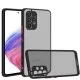 Husa hibrid ALC compatibila cu Samsung Galaxy A72, husa de protectie rezistenta la zgarieturi, rezistenta la socuri, cadru TPU negru cu capac dur usor transparent pe spate Husa hibrid ALC compatibila cu Samsung Galaxy A72, husa de protectie rezistenta la zgarieturi, rezistenta la socuri, cadru TPU negru cu capac dur usor transparent pe spate