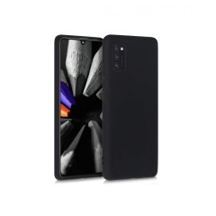 Husa compatibila cu Samsung Galaxy A41, - Silicon Slim, Negru