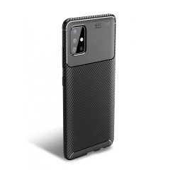 Husa Auto Focus Carbon compatibila cu Samsung Galaxy A51- Negru Husa Auto Focus Carbon compatibila cu Samsung Galaxy A51- Negru