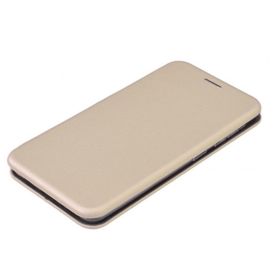 Husa Flip cover magnetic compatibila cu Samsung Galaxy A72 5G, Gold
