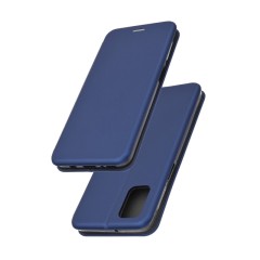 Husa Flip cover magnetic compatibila cu Samsung Galaxy S20 FE, Albastru Husa Flip cover magnetic compatibila cu Samsung Galaxy S20 FE, Albastru