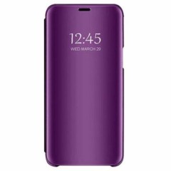 Husa Samsung, Galaxy A40, A405F,Clear View Flip Mirror Stand, Mov