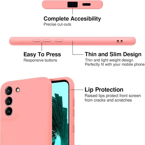 Husa Soft Touch, slim, ALC Mobile, anti soc, compatibila cu Samsung Galaxy S21 Plus, Roz Tpu Husa Soft Touch, slim, ALC Mobile, anti soc, compatibila cu Samsung Galaxy S21 Plus, Roz Tpu