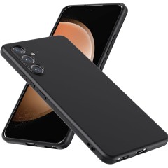 Husa compatibila cu Samsung Galaxy S23 FE, ultra subtire, husa de protectie moale TPU rezistenta la socuri pentru Samsung Galaxy S23 FE - Negru
