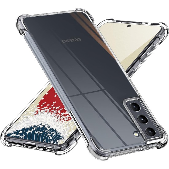 Husa silicon transparenta antisoc compatibila cu Samsung Galaxy S23 Plus