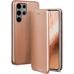 Husa Flip Cover Magnetic compatibila cu, Samsung Galaxy S24 Ultra, Gold Husa Flip Cover Magnetic compatibila cu, Samsung Galaxy S24 Ultra, Gold