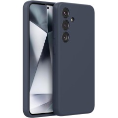 Husa Soft Touch, compatibila cu Samsung Galaxy S24, Albastru Inchis Tpu